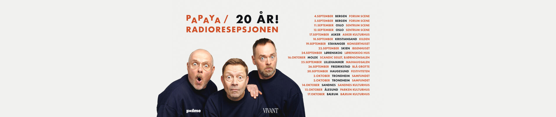 [Torsdag] Papaya / Radioresepsjonen 20 år
